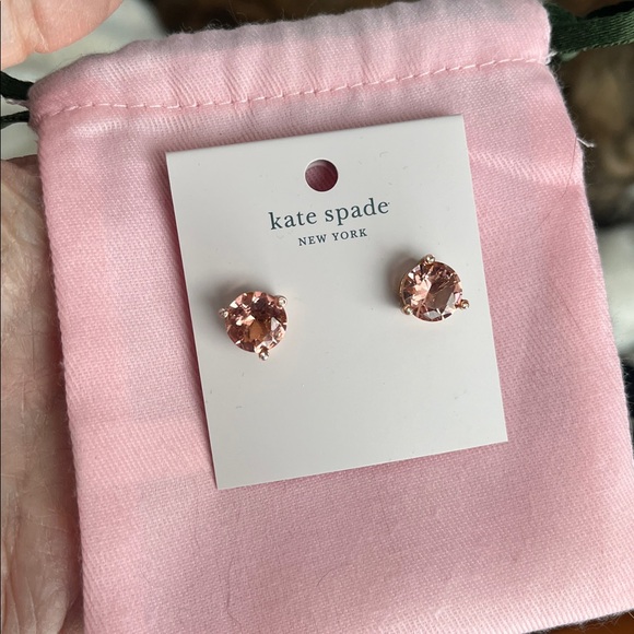 Kate Spade Rise and Shine light Peach earrings - Picture 5 of 6